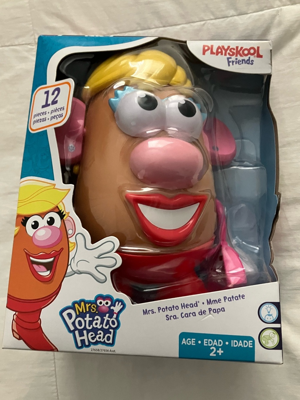 Mrs. Potato Head Toy - Pink & Blonde